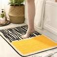 thumbnail image 3 of Maplenight Bathroom Rugs Non Slip Washable Bath Mat 40x60cm Quick Dry Anti Mold Polyester Fiber Shower Rug for Bathroom Floor Tub and Shower Cloud Comfort Bath Rug Yellow, 3 of 6