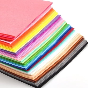 Colorful Felt Fabric 60 Colors Colorful Felt Plates 20 x 30 cm Craft Felt Felt Sheets Polyester Felt Fabric DIY Fabric Felt Plate Set Colorful