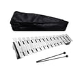 thumbnail image 3 of Professional 15-Note Metal Xylophone with Carrying Case And Mallets Musical Instrument Toy Percussion Xylophone for Kids Gifts, 3 of 8