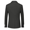 thumbnail image 2 of BOBOGOJP Mens Suit Jacket Big And Tall Notched Lapel Two Button Suit Blazer For Dinner Prom Wedding (Green,5XL), 2 of 3