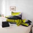 thumbnail image 4 of YST Ombre Gradient Geometric Stripe Bedding Comforter Set, 7-Piece, Twin, 4 of 4