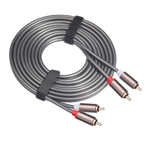 XZNGL Soundbar for Tv Speaker Wire Soundbars for Tv Hifi 2Rca to 2 Rca Rca Cable Ofc Av Audio Cable 1M 1.8M 3-M 5M 10M for Tv Dvd Amplifier Subwoofer Soundbar Speaker Wire