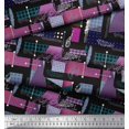 thumbnail image 3 of Soimoi Modal Satin Fabric Patchwork Color Block Decor Fabric Printed Yard 42 Inch Wide, 3 of 3