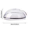 thumbnail image 2 of Microwave Plate Cover Transparent Cover An Ti Splatter Lid With Steam Vents Holes And Handle Microwave Cover For Food Microwave Oven Heating Cover Oil Proof Cover Including Base, 2 of 5