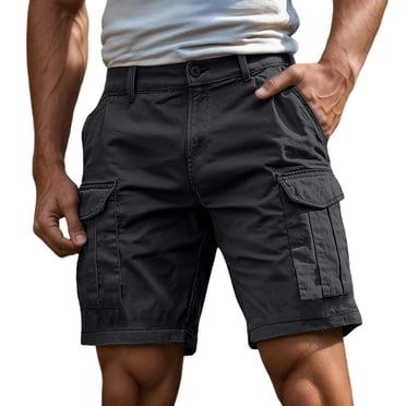 SNKSDGM Mes Articles Shorts Cargo Décontractés Lavés pour Hommes Coupe Ample Été Extérieur Confortables Extensibles Respirants Shorts Courts pour Randonnée Voyage Fabriqué au Canada