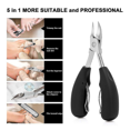thumbnail image 3 of Toenail Tools,5pcs Toenail Clippers For Thick Or Ingrown Toenail, 3 of 4