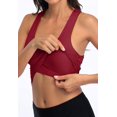thumbnail image 3 of Charmo Crop Tank Tops for Women Built-in Shelf Bra Racerback Cotton Sports Crop Top 2 Pack, 3 of 6