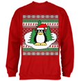 thumbnail image 1 of Penguin on Ice Ugly Christmas Sweater Mens Sweatshirt, 1 of 1