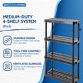 thumbnail image 2 of 4 Shelf Adjustable, Medium Duty, 2 of 12