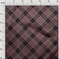 thumbnail image 2 of oneOone Tissu Tabby en Soie Tartan Décor Tissu Imprimé BTY 42 Pouces de Large, 2 of 4