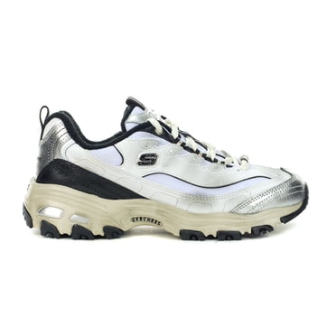 Skechers Chaussures de Sport pour Femmes D'Lites - Vintage Vision Blanc/noir 150245.WBKS<span> - </span>9