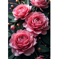 thumbnail image 4 of Floral Backdrop Banner Daisies Decoration for Wedding Party Supplies Event Background Photography Spring Summer Decor Celebration, 4 of 4