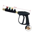 thumbnail image 3 of Window Pressure Washer Gun, Handheld Power Washer Gun with 4-Color Nozzles, M22 15mm Fitting, 3 of 7