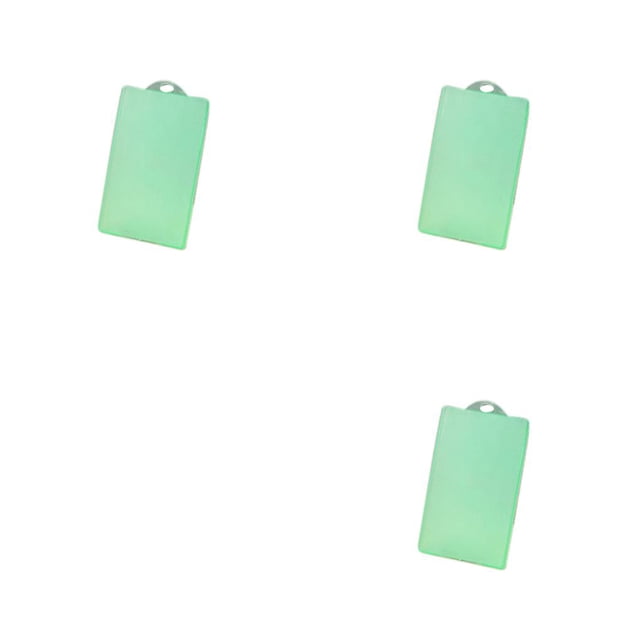 crativent Slim PVC Transparent IC Card Bus Card Credit Card Bus Card Credit Card Cover Case Holder Without Rope 5 3Set