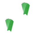 thumbnail image 4 of ZLight 5 Pieces Bike Stickers Bicycle Frame Guard Waterproof Anti-slip Chassis Cover Small Green 5 Pieces 2Set, 4 of 6