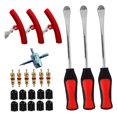 thumbnail image 1 of DYNWAVECA Trousse d'Outils de Réparation de Pneus de Voiture et de Vélo Portable pour Petite Machinerie Agricole Polyvalente 23 Pcs, 1 of 8