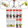 thumbnail image 4 of Leurre de Pêche Rotatif Crankbaits Hameçon Rotatif pour Achigan Truite Crappie, 4 of 12