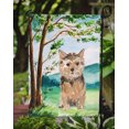 thumbnail image 3 of Carolines Treasures CK2006GF Under the Tree Norwich Terrier Garden Size Flag, 3 of 3