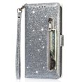thumbnail image 1 of Case for FOXDOCK Google Pixel 7 Glitter Zipper Wallet Case with Short Hand Strap, 1 of 4