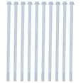 thumbnail image 2 of 10 Pcs Lengthened Half Thread Screws Hex Half Tooth Screw Carbon Steel Half Threaded For Gasoline Generator Gasoline Pump, 2 of 8