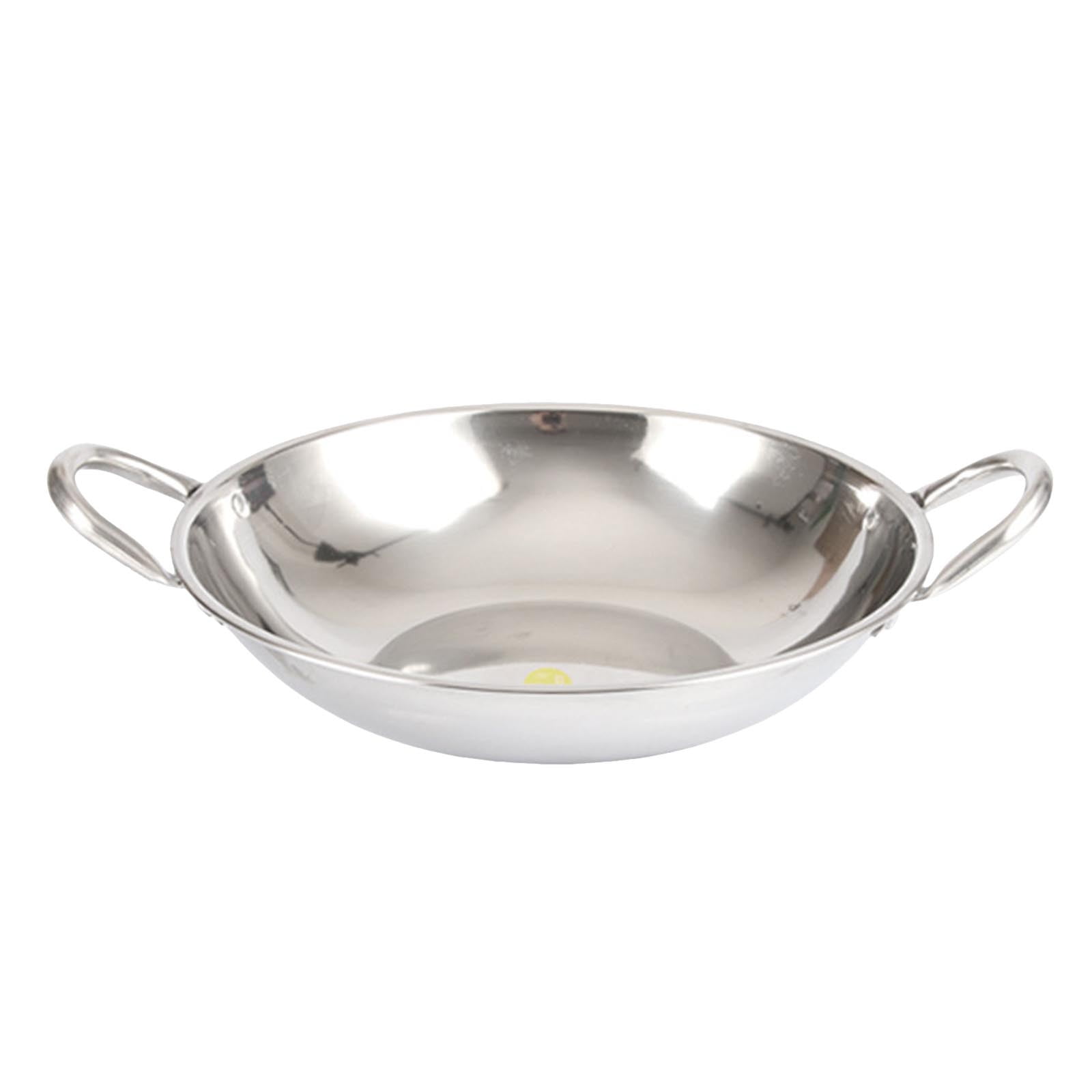 Binwennn 304 Small Hot Pot Dry Pot Household Stainless Steel Dry Pot Pan Pan Stainless Steel Frying Pan Set Non Stick Vintage Camp Cookware The Pan Sk