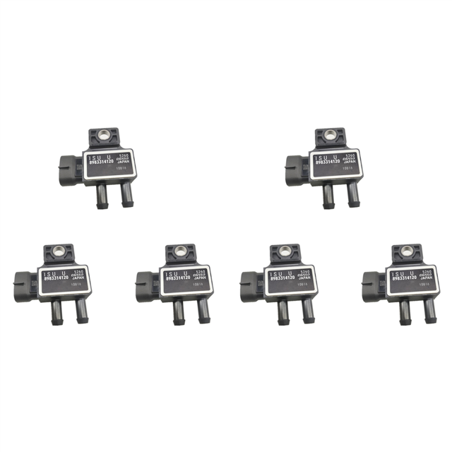 6X Car Exhaust DPF Differential Pressure Sensor for D-MAX DAMX MUX 8983314120