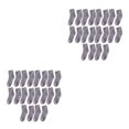 thumbnail image 4 of Ruiboury 10piece Elastic Fit For All Feet Shape Extra Thick Socks For Breathability Sweat-absorbing Breathable Exquisite Craft Light Grey 2Set, 4 of 6