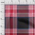 thumbnail image 1 of oneOone Polyester Lycra Fabric Tartan Check Print Sewing Fabric BTY 56 Inch Wide, 1 of 4