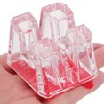 thumbnail image 3 of ETHZZLE Acrylic Transparent Phone Stand Desktop Holder for Smartphone Display with Sturdy Crystal Base, 3 of 8