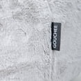 thumbnail image 3 of Gouchee Home Agora Grey Bean Bag Chair – Soft Faux Rabbit Fur Polyester with Polystyrene Bead Filling, Suitable for Adults and Teens, Lightweight & Portable Seating for Dorm, Living Room or Lounge, 3 of 7