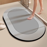 pstuiky Bath Rug Super Absorbent Quick Dry Bath Mat Rubber Backing Non Slip Washable Bathroom Floor Mats Shower Rug for In Front of Bathtub Shower Room 16X24 Inch Modern