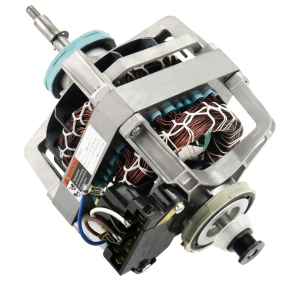 0EM 279827 Dryer Drive Motor with Pulley (Upgraded Blower Shaft Length) by puxyblue - Compatible with MayTag Kitchenaid Kenmore Whirlpool Dryer Motor Replaces AP3094245, EAP334304
