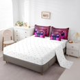 thumbnail image 3 of Car 7 Pieces Bedding Set Sports Race Car Twin Comforter Set,Extreme Sport Bed In A Bag,Racing Automobile Geometric Sheet Set for Kids Teens Men, 3 of 5