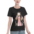 thumbnail image 2 of T-Shirt Basique à Manches Courtes pour Femmes Demon Slayer Blade Nidouzi, 2 of 6