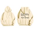 thumbnail image 2 of Rbaofujie Chandails pour Femmes Femme Mode Imprimé Col Rond Manches Longues T-Shirt à Capuche Hauts Blouse Beige Chandails à Capuche Graphiques, 2 of 4