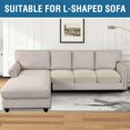 thumbnail image 4 of Super Stretch Stylish Cushions Covers/Furniture Cover Spandex Jacquard Small Checked Pattern Super Soft Slipcover Washable Individual, 4 of 9