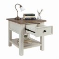 thumbnail image 1 of Signature Design by Ashley Bolanburg Table d'Appoint à 1 Tiroir en Blanc Antique, 1 of 5