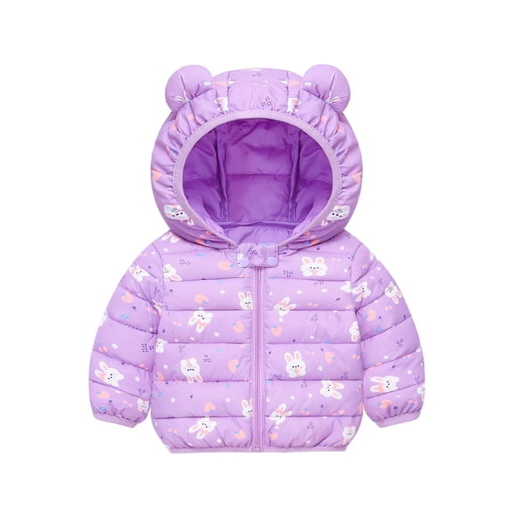 Manteau d'Hiver pour Bébé Garçon, Manteau Matelassé pour Bébé Garçon, Mignon Manteau à Capuche avec Oreilles d'Ourson, Vestes avec Poches, Manteau Matelassé Léger pour Bébé Garçon, Parka Épaisse en Molleton, Vêtements pour Nouveau-Né Garçon 18-24 Mois