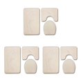 thumbnail image 2 of Baohd 3pieces Multi-functional Non-Slip Chenille Bath Rug Any Bathroom Eco-friendly PJ210611-B001 3Set, 2 of 6