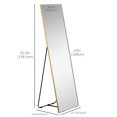 thumbnail image 3 of HOMCOM Full Length Mirror with Stand, Floor Standing Mirror Aluminum Alloy, 3 of 10