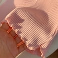 thumbnail image 5 of Timegard Baby Girls Clothes Toddler Ribbed Cute Elastic Waist Children Casual Comfy Loose Ruffle Shorts, 5 of 5