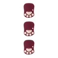 thumbnail image 2 of relayinert Stylish Cat Paw Gaming Mouse Mat Wrist Protection Non-slide Base Safe Cute DS-013 wine red 3Set, 2 of 6