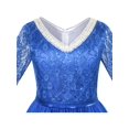 thumbnail image 4 of Robe Fille Dentelle Sequins Col en V Concours Mariage 10 Ans, 4 of 6