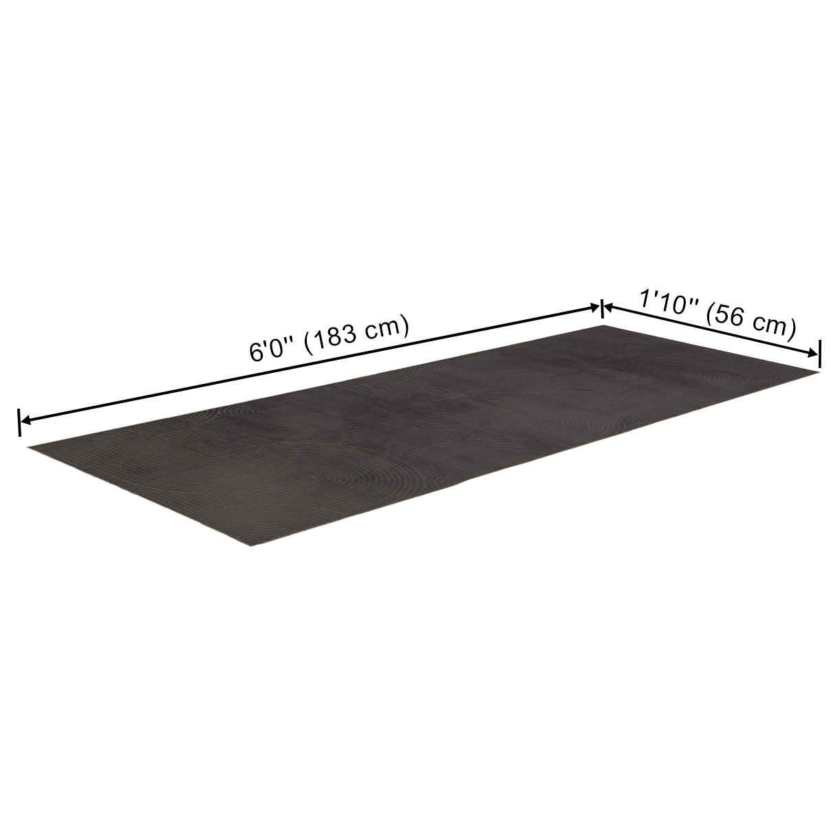 Tapis de Couloir Elion Lavable A la Machine Contemporain/Moderne pour Salon, Chambre, Salle Manger, Entrée, et Plus Encore.
