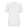 thumbnail image 3 of Birdeem Mode Femmes Été T-Shirt Décontracté à Manches Courtes Col en V, 3 of 6