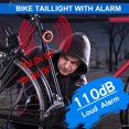 thumbnail image 2 of Wsdcam Smart Bike Tail Light Alarm Bicycle Brake Light Rechargeable Anti Theft Bike Alarm Bicycle Accessories, 2 of 7