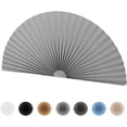 thumbnail image 1 of Arch Window Shade Light Filtering Pleated Shade Half Circle Self Adhesive Fabric Blinds Room Darkening Shades Stick on Easy Install Blinds Semi Circle Window Cover, 1 of 8