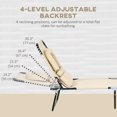 thumbnail image 4 of Outsunny 2PCS Adjustable Outdoor Lounge Chair, Garden Folding Chaise Lounge, 4 of 10