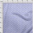 thumbnail image 3 of oneOone Polyester Spandex Bluish Violet Fabric Floral Sewing Craft Projects Fabric Prints By Yard 56 Inch Wide, 3 of 5