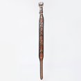 thumbnail image 3 of HILASON Floral Hand Tooled Strong Genuine Leather Dog Collar Brown Large, 3 of 4